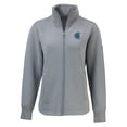 thumbnail image 2 of Women's Cutter & Buck Gray Charlotte Knights Roam Eco Recycled Full-Zip Jacket, 2 of 3