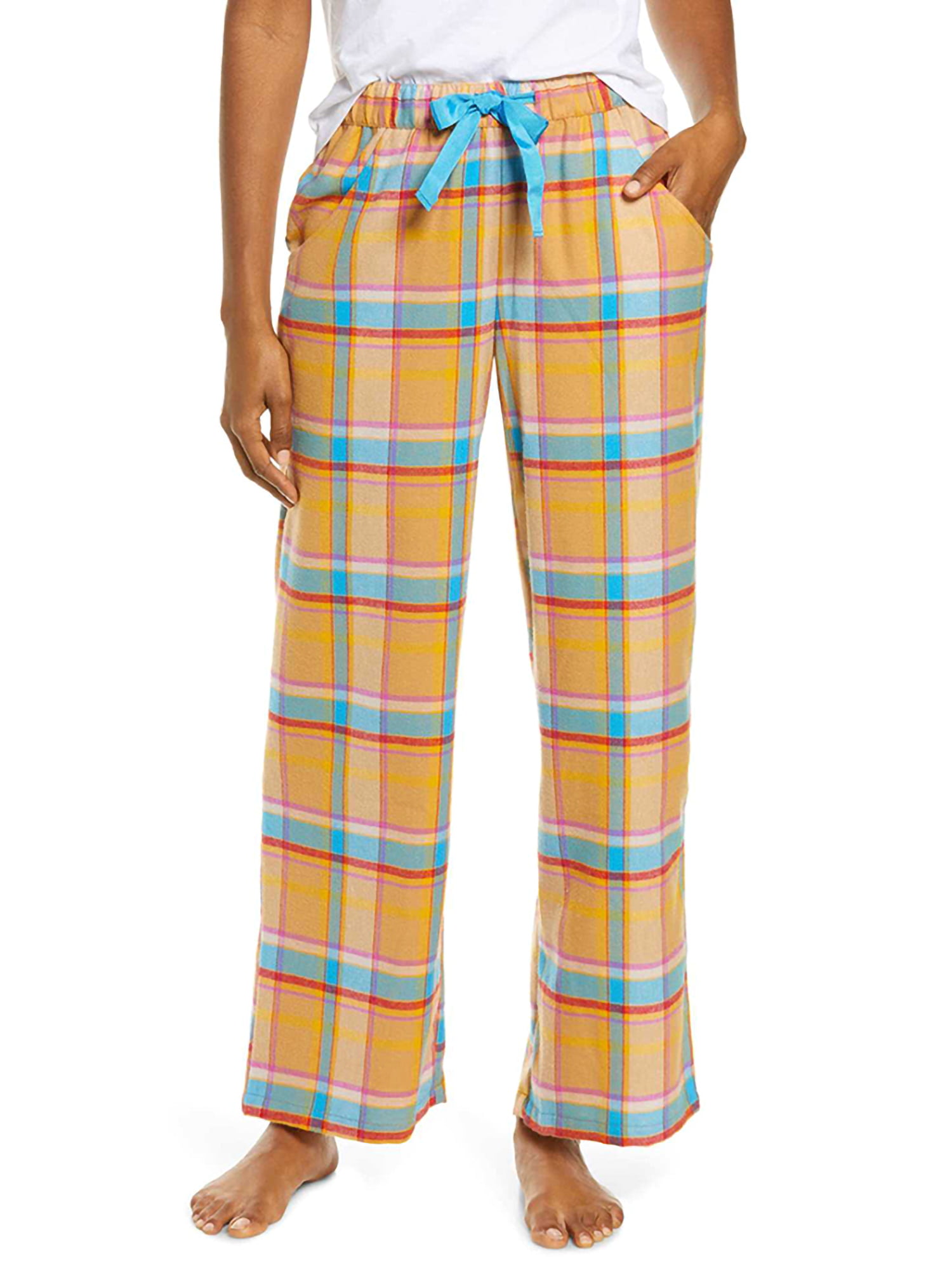 SIORO Womens Flannel Pant Cotton Pajama Bottoms PJ Pants Sleepwear Loungewear