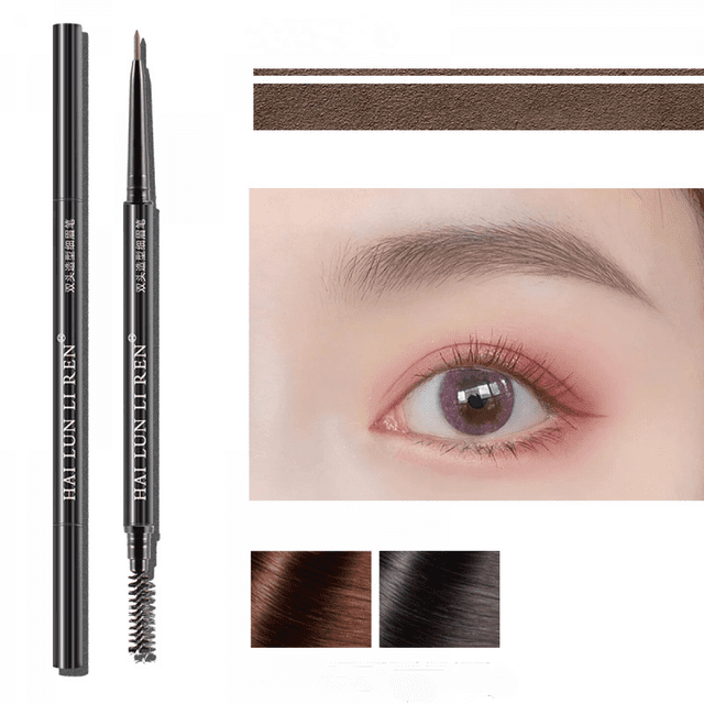 Perfect Waterproof Brow Pencil - Silky Eyebrow Gel Pen & Sweat resistant & Retractable slanted tip design