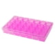 thumbnail image 4 of Caja de almacenamiento de plástico con 28 ranuras, vitrina de joyería con diamantes de imitación para decoración de uñas (púrpura Tmvgtek Oficina Multiescena Multifunción, 4 of 6