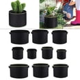 thumbnail image 3 of GLFILL Reusable Felt Garden Planting Bags Perfect for Growing Vegetables and Potatoes All Black 5 Gallon, 3 of 9