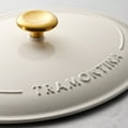 thumbnail image 7 of Tramontina Bestow 7-Quart Enameled Cast Iron Oval Dutch Oven with Lid, Latte with Gold Knob, Oven-Safe, 7 of 7