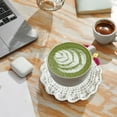 thumbnail image 6 of Handmade Crochet Cotton Coaster Set for Hot Cups and Cold Drinks Table Protection 1-Piece, 6 of 6
