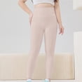 thumbnail image 4 of Bell Bottom Leggings for Women Plus Size Workout Yoga Pants Casual Bootcut Yoga Pants Leggings Women for Workout Running Athletic Activewear, 4 of 5