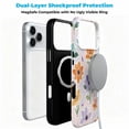 thumbnail image 3 of SKLYDDI Mignon Étui Floral Esthétique pour iPhone 17, Compatible avec MagSafe, 3 of 7