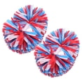 thumbnail image 1 of Miangastore Cheerleading Poms Blue Matte Finish 2Pcs 12.6X9.4X2In, 1 of 9