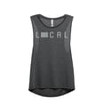 thumbnail image 1 of Thread Tank Local Colorado State Women's Sleeveless Muscle Tank Top Charcoal Medium, 1 of 4