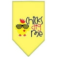 thumbnail image 6 of Pet and Dog Bandana Screen Printed, "Chicks Dig Me", 6 of 9