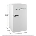 thumbnail image 6 of Frigidaire 3.2 Cu Ft Retro Compact Refrigerator, White Mini Fridge with Freezer for Apartment, Dorm, Office, Bedroom, 6 of 11