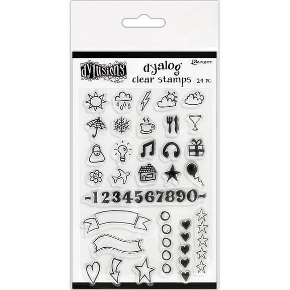 Dyan Reaveley's Dylusions Clear Stamps 4"X8"-The Full Package