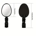 thumbnail image 6 of Bike Mirror 360 Degree Adjustable Rotatable Handlebar Mirror Wide Bycicle Accessories Cycling Rear View Mirror, 6 of 6