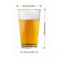 thumbnail image 2 of Ensemble de Tasses en Verre Grande Capacité pour Bar Fête et Usage Domestique Base Épaisse Durable Tasse Robuste, 2 of 5