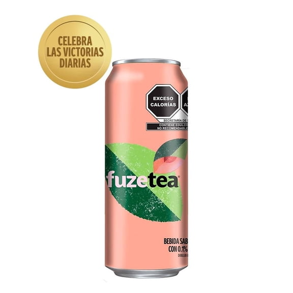Té negro Fuze Tea en lata sabor durazno 453 ml