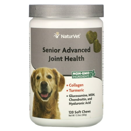 UPC: 0797801005494 | Senior Advanced Joint Health  120 Soft Chews  12.6 oz (360 g)  NaturVet