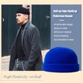 thumbnail image 4 of Guardurnaity Sombrero de hilo de punto de invierno Unisex gorras de cabeza corta transpirables hombres mujeres sombreros patinaje snowboard viajar Camping Type3 NO3 Guardurnaity AP010504-04B, 4 of 6
