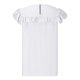 thumbnail image 5 of Fiudx Camisas de Mujer Top Suelto de Cuello Redondo Liso de Manga Corta a La Moda para Mujer, 5 of 6