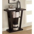 thumbnail image 2 of Coaster Table Console de Rangement Moderne en Bois avec 2 Étagères en Cappuccino, 2 of 3