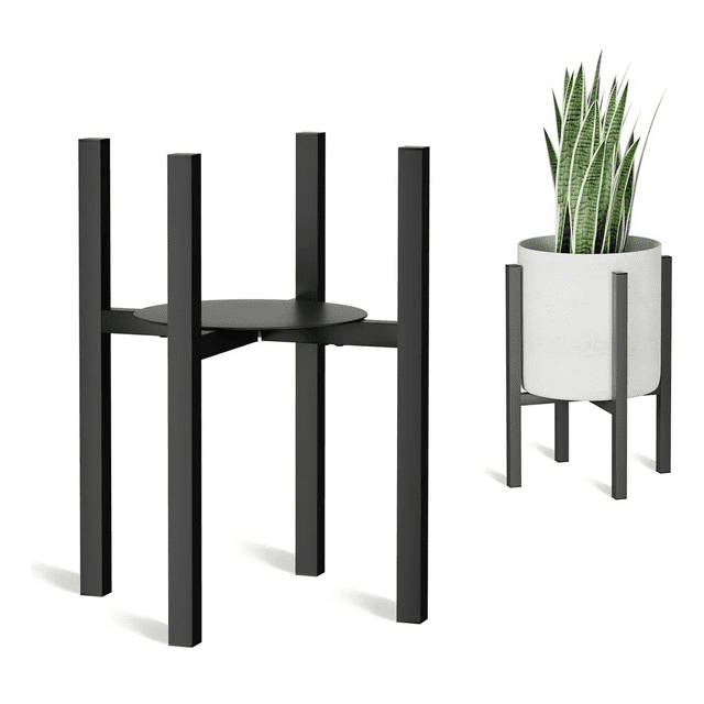 1pz Bases Para Maceteros De Herreria Ajustable Porta Macetas Xtellar negro