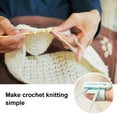thumbnail image 4 of Grofry Yarn Guide Ring Crochet Yarn Tension Tool Adjustable Finger Yarn Guide Ring Yarn Tension Control Ring for Crocheters and Knitters, 4 of 7
