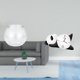 thumbnail image 2 of Acuario de escritorio,Pecera pequeña transparente,pecera,jarrón,mesa,Reloj de pared,Reloj de pared Panda Decoración del hogar Lindo Creativo,Reloj de pared con forma de panda,moderno y, 2 of 8