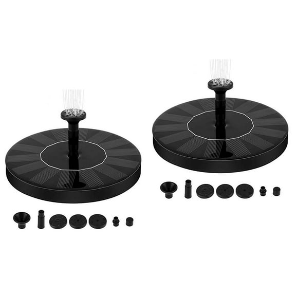 2 Water Pump Small Pond Garden Decoration Floating Fountain for Bathtub