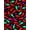 Red, Pattern 5, variant on ODIKA 4'x6' Machine Washable Non-Slip Area Rug, Holiday Nautical Fishing Latch Hook Design With Ornament and Wave High Traffic Rug, Black, 643026