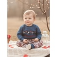 thumbnail image 6 of BemeyourBBs Toddler Baby Boy Valentines Day Outfits Hunting Duck Clothes Long Sleeve Embroidery Sweatshirt camouflage Pants Set Spring Fall Winter Clothes, 6 of 9