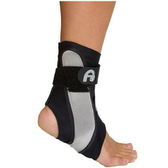 Aircast A60 Ankle Support Brace, Right Foot, Black, Small (Shoe Size: Men's 4-7 / Women's 5-8.5)