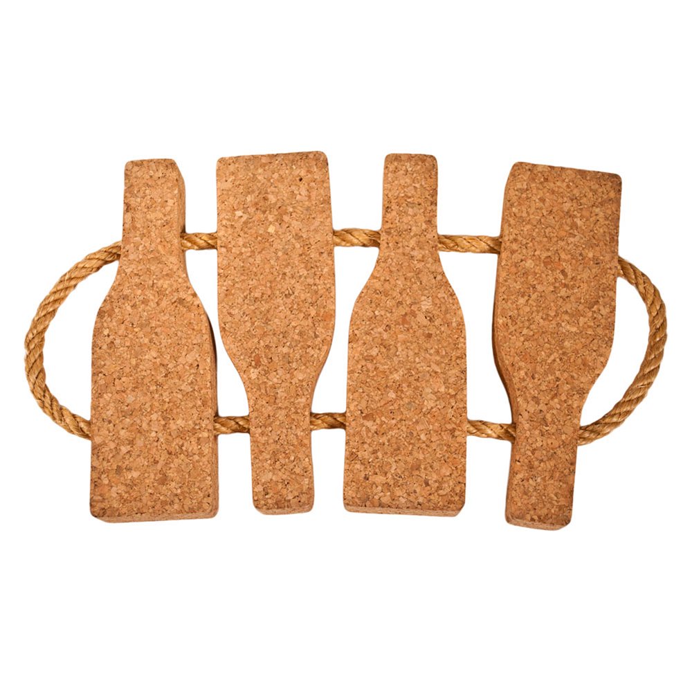 Cork Trivet With RopeBottles (200 X 240 X 25MM)