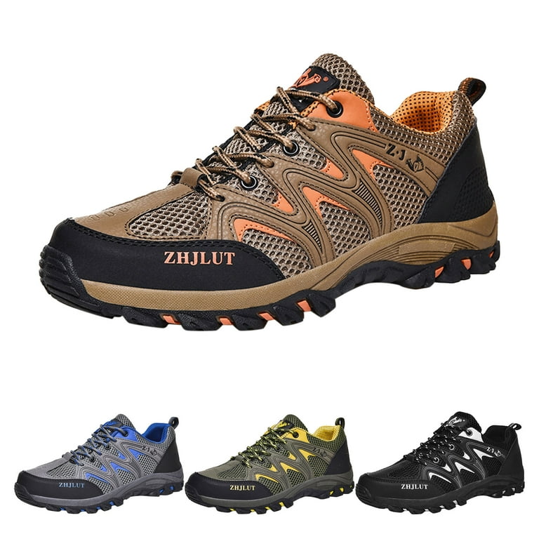 eczipvz Men's Fashion Sneakers Fashion Running Sneaker for Men Shoes Casual  Shoes Leather Sport Shoes Breathable Comfortable Walking Shoes,Brown