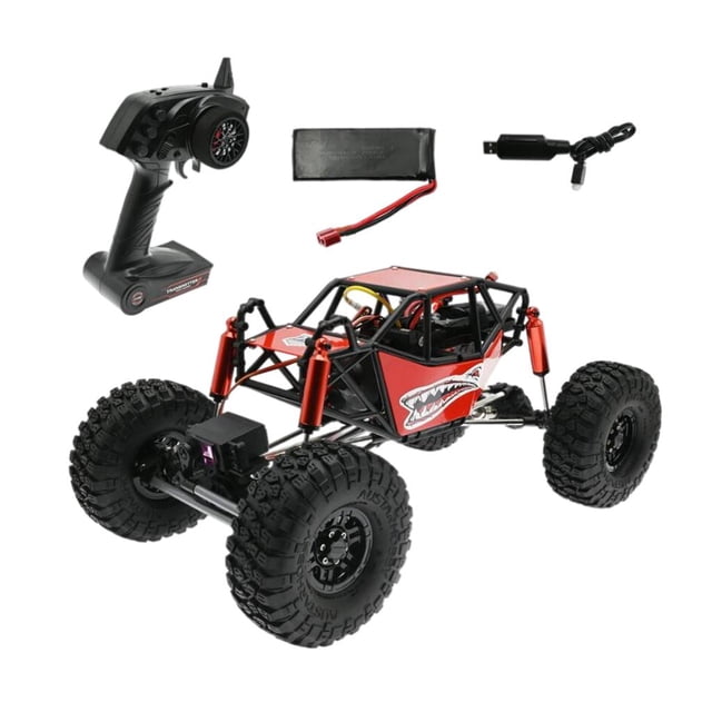 35km / h High Speed Rock /10 Racing RC Car Vehículo rojo Zulema Chasis Rock Buggy