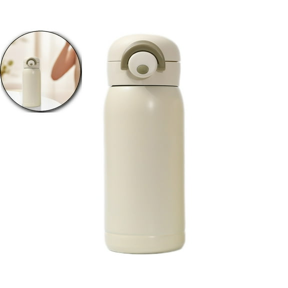 VQPeo Mini Water Bottle Small Stainless Steel Thermoses - Insulated Vacuum, Leak Proof, Keeps Drinks Hot/Cold - Ideal for Coffee, Beverage, Water