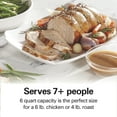 thumbnail image 5 of Hamilton Beach 6 Qt Sear & Cook Slow Cooker, Stovetop Safe Nonstick Aluminum Crock with Removable Pot, Stainless Steel, 5 of 8