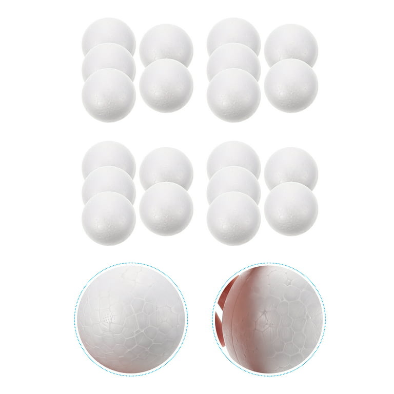 2 Pack Large Foam Balls for Crafts, 6 Inch Solid Polystyrene Spheres for  Party Decorations, School Supplies, DIY Projects, Modeling, Ornaments  (White)