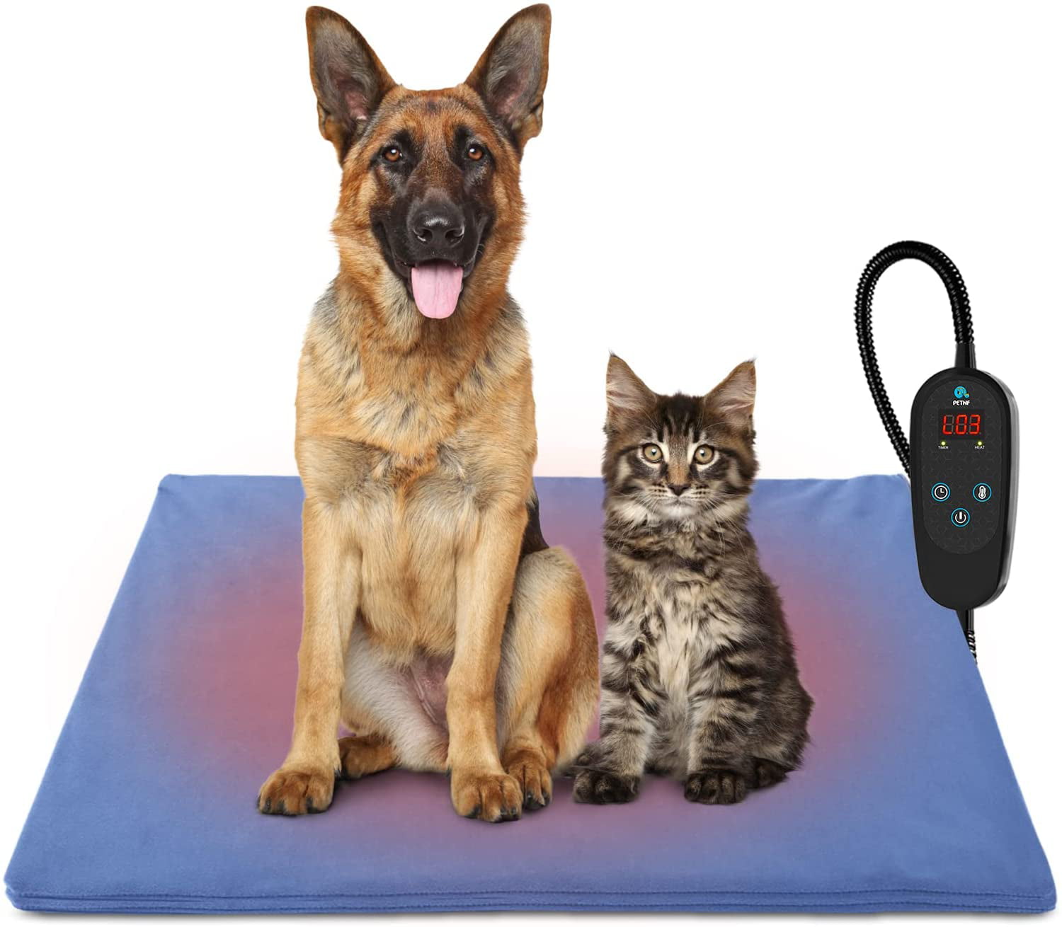 Dog Heat Pad Pet Cat Puppy Small Heated Electric Vinyl Bed Use in Whelping Box 