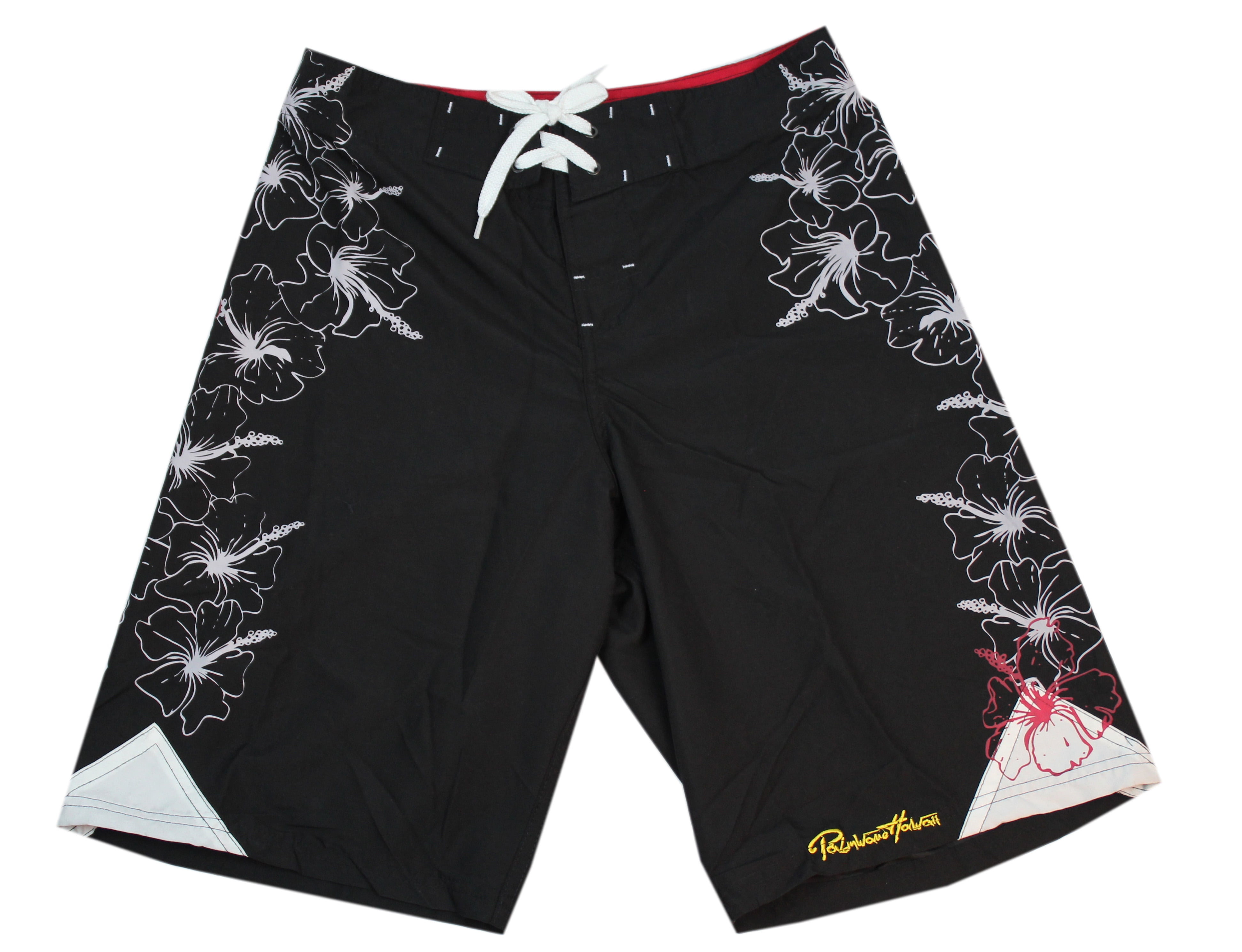 Mens Athletic Beach Shorts Polyester Animals Babies1 Pattern Beachwear with Pockets