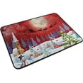 thumbnail image 2 of GZHJMY Christmas Snow Scene Doormat Non Slip Floor Mat Indoor Outdoor Entrance Kitchen Bath Garden Carpet, 23.6"x15.7", 2 of 6