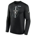 thumbnail image 2 of Men's Nike Black Las Vegas Raiders Legend Icon Long Sleeve T-Shirt, 2 of 3