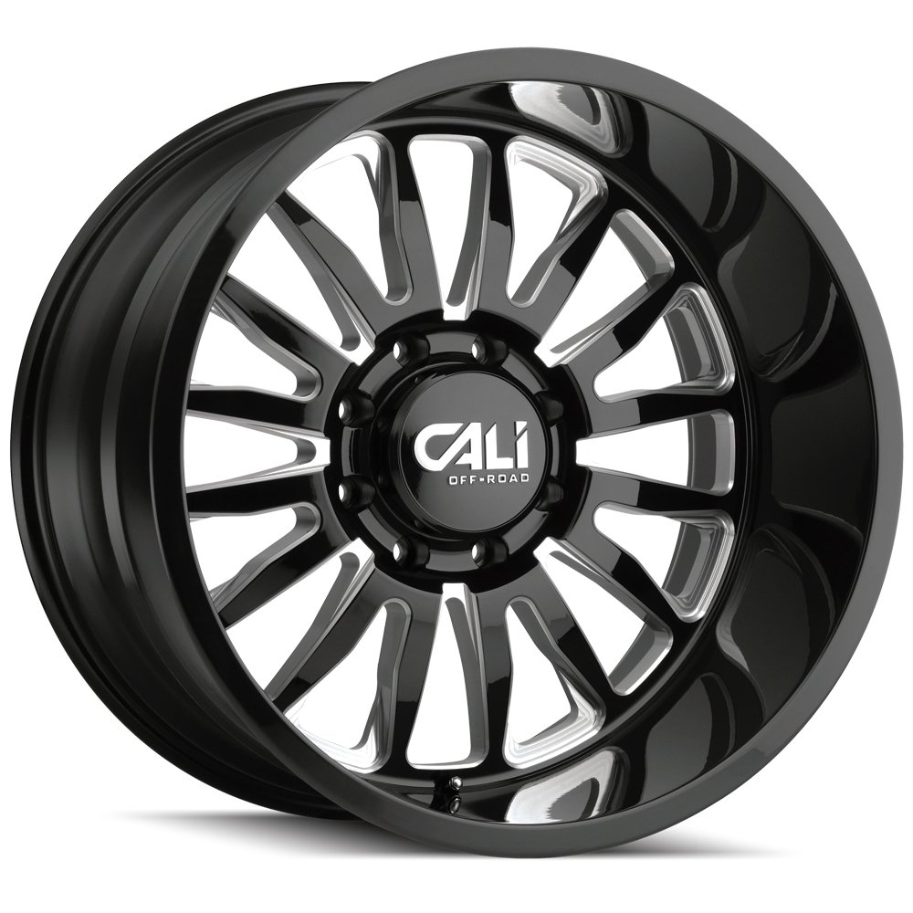 Cali OffRoad 9110 Summit 24x14 6x135 76mm Black/Milled Wheel Rim 24