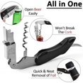 thumbnail image 3 of Waiter Corkscrew Wine Opener, Upgraded Heavy Duty Wine Keys, Stainless Steel Double Hinged Wines Key for Serves, Bartenders (2 Pcs), 3 of 6