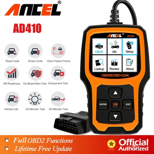 ANCEL AD410 OBD2 Scanner Code Reader Auto Car Diagnostic Scan Tool ...