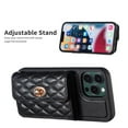 thumbnail image 4 of Nalacover for iPhone 13 Pro Max Crossbody Wallet Case, Elegant Premium PU Leather Shoulder Strap Lanyard Cover with Metal Lock Button Card Slots Soft Silicone Shockproof Case,Black, 4 of 5