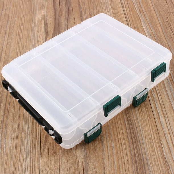 Fishing Tackle Box, Two-Sided Fish Hook Box Tackle Two-Sided