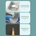 Toilet Bowl Brush And With 2 Type Capability Brush(Rubber Brush + Slit Brush) Toilet Bowl Brush