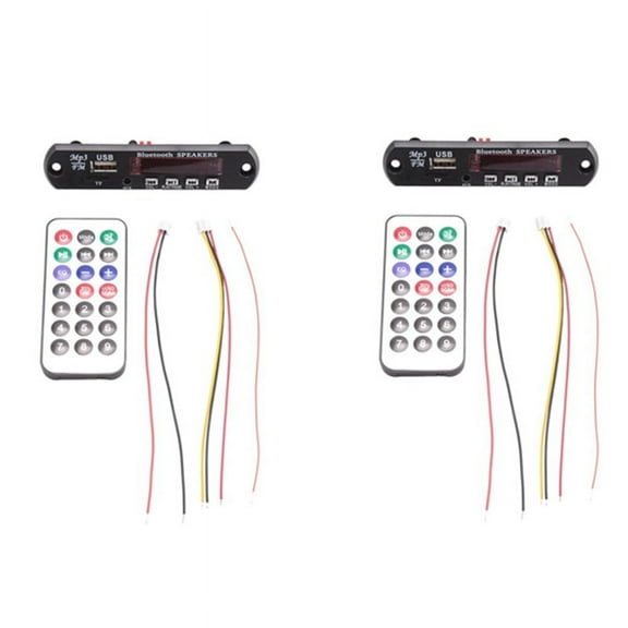 Bluetooth MP3 5.0 Decoder Board DC 5V 12V Car FM Radio Module Support TF USB AUX for Car Phone
