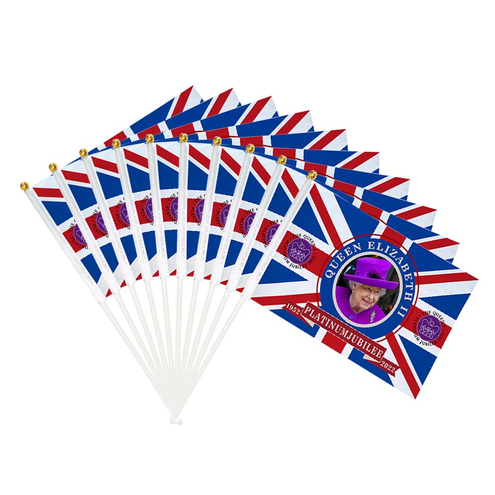 english-queen-elizabeth-70th-anniversary-hand-held-stick-flag-celebrat