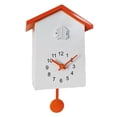 thumbnail image 1 of Elegante reloj de cuco, arte de pared, relojes de pared con cuco, para el hogar, la sala de estar y la cocina. naranja, 1 of 8