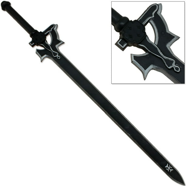 Sword Art Online Kirito Elucidator Replica Sword Larp Foam Walmart Com Walmart Com