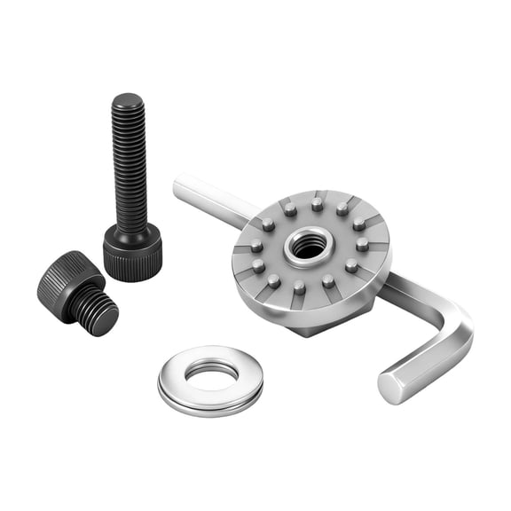 WEIOUKC Carbon Steel Star Lock System, Multi-Tool Converter Adapter Power Tools, Saw Blades Adapter Power Tools Advanced Version for DIY Projects & Woodworking