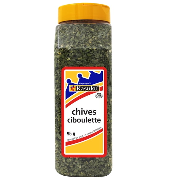 Kasuku - Chives - 95g - 1ct - Fresh Herb Flavor & Vibrant Green Color For Culinary Garnish (1ct)